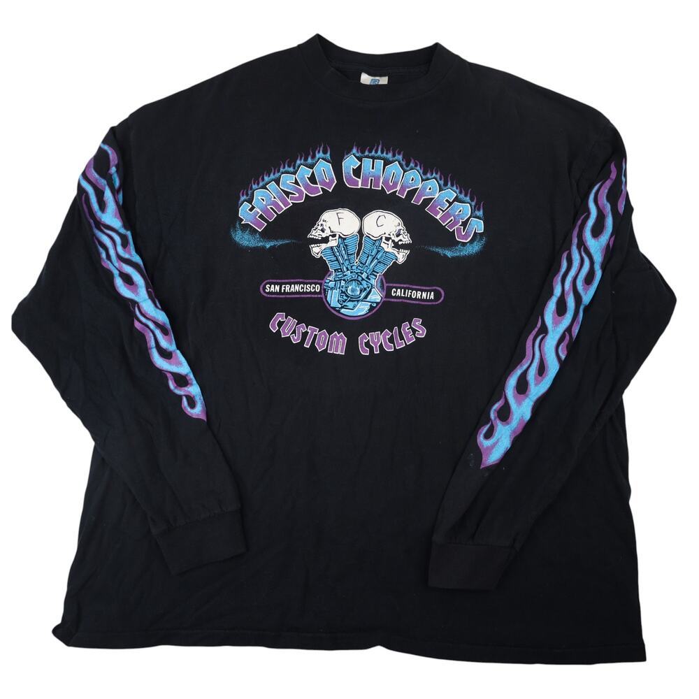 Vintage Frisco Choppers Custom Cycles Graphic T Shirt